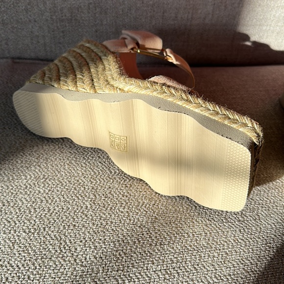 Good American Espadrille Wedge Sandals sz 7 or 7.5 - Picture 6 of 6